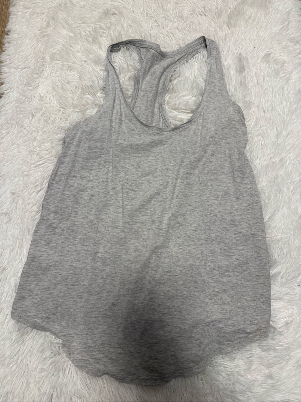 lululemon athletica Light Grey Racerback Tank